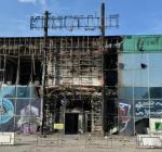 Лисичанск, разрушенный торговый центр "Кристалл"