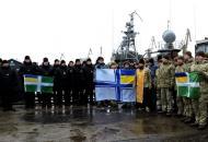 Мариуполь, акция поддержки украинских моряков