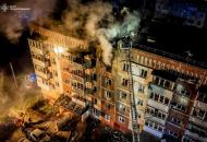 Последствия атаки "шахедов" на Тернополь