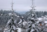 снег в карпатах