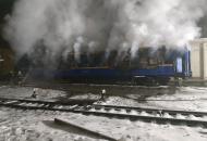 На Полтавщине сгорел пассажирский вагон "Укрзализныци"