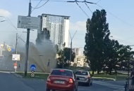 В центре Киева из-под земли бил 10-метровый "гейзер"