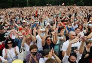 В Минске прошел массовый митинг в поддержку соперницы Лукашенко