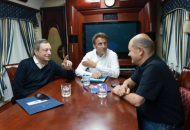 В Киев с визитом прибыли Эммануэль Макрон, Олаф Шольц и Марио Драги