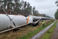 В Германии столкнулись два поезда, перевозивших цистерны с пропаном​​​​​​​