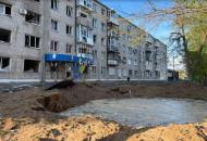 Российские оккупанты нанесли ракетный удар по центру Славянска