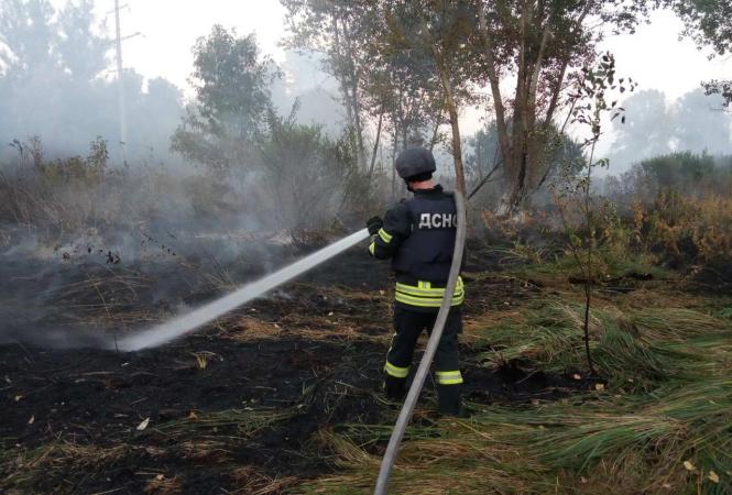 пожар на Луганщине