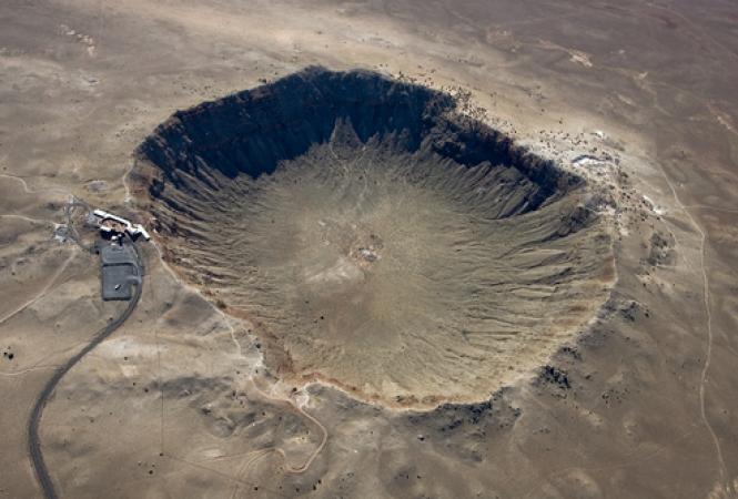 Место падения метеорита убившего динозавров фото