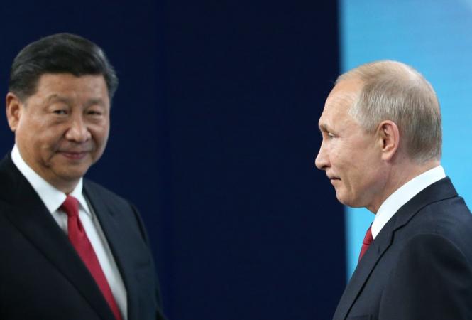 Си Цзиньпин и Путин