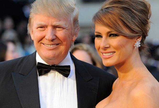 Дональд и Мелания Трамп