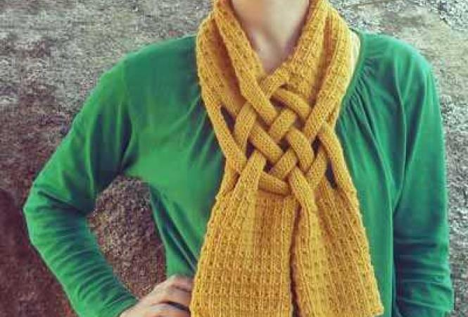 Как связать самый простой шарф для начинающих