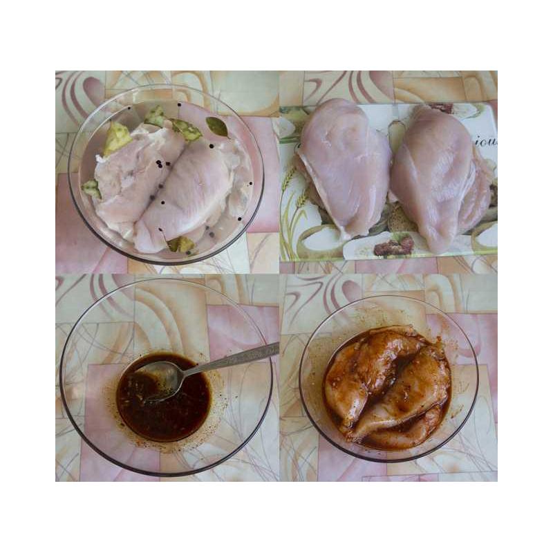 Куриная пастрома с мёдом, паприкой и соевым соусом Куриная пастрома с мёдом, паприкой и соевым соусом