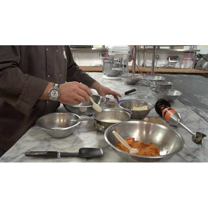 Французские макаронс с шоколадно-тыквенной начинкой