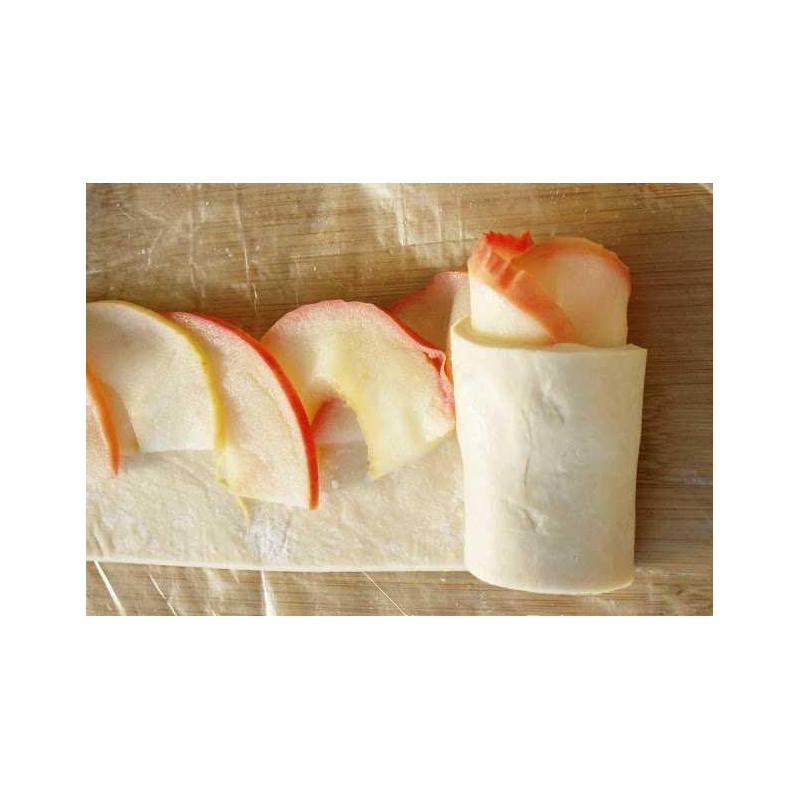 Вкусные розочки из слоеного теста Вкусные розочки из слоеного теста