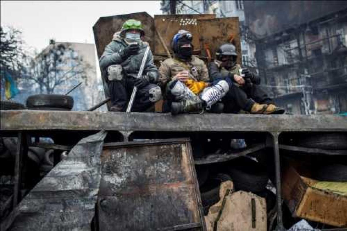 Блокада украинской столицы Блокада украинской столицы