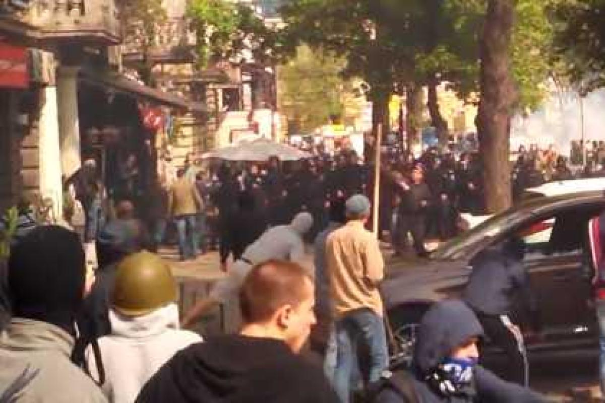 Десятки пострадавших при столкновениях в Одессе