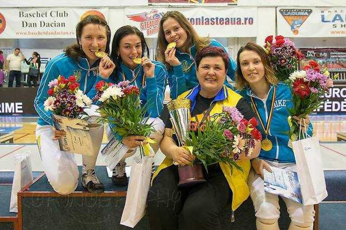 Украинские спортсменки стали сильнейшими на Кубке Европы по фехтованию на рапирах Украинские спортсменки стали сильнейшими на Кубке Европы по фехтованию на рапирах