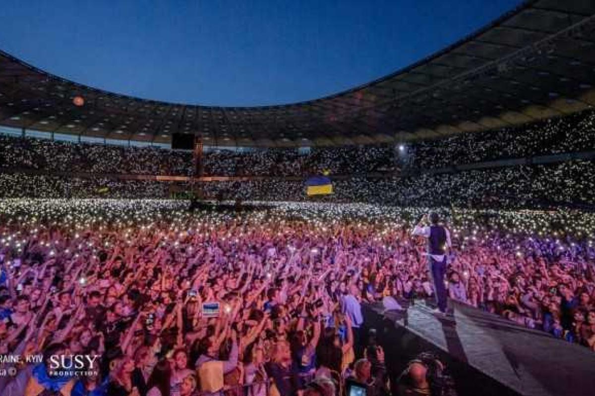 Группа "Океан Эльзы" в Киеве установила всеукраинский рекорд Группа "Океан Эльзы" в Киеве установила всеукраинский рекорд