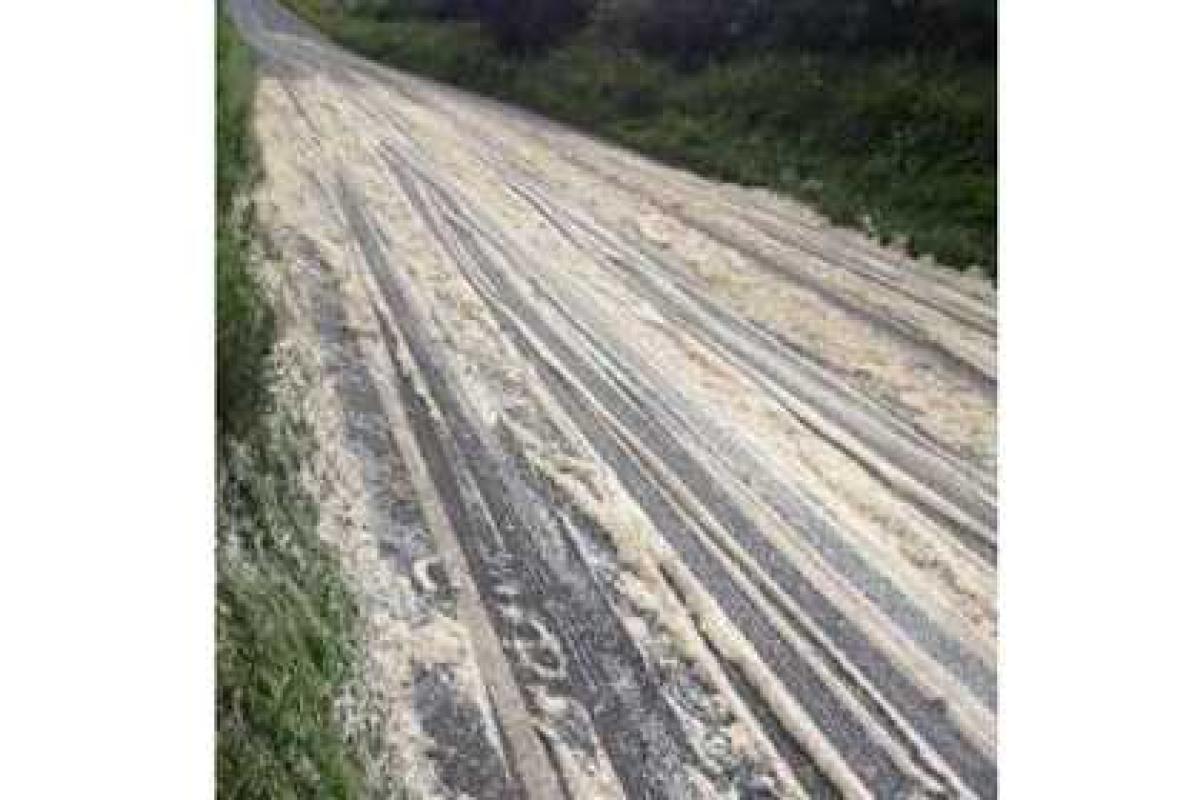 "Гастрономическая" авария произошла в Великобритании "Гастрономическая" авария произошла в Великобритании