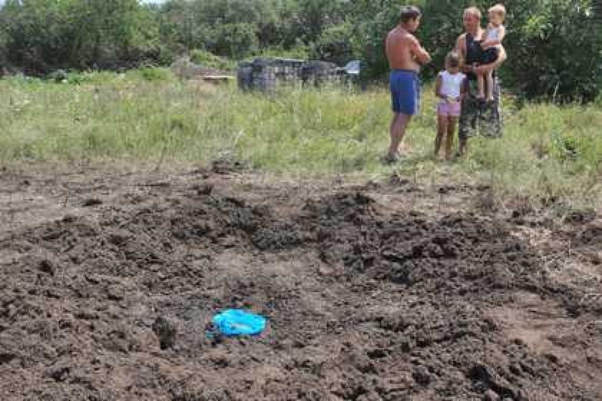 Российский хутор попал под обстрел с территории Украины