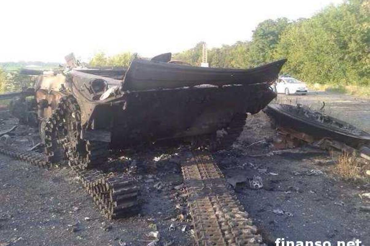 В зоне АТО уничтожены две колонны боевиков