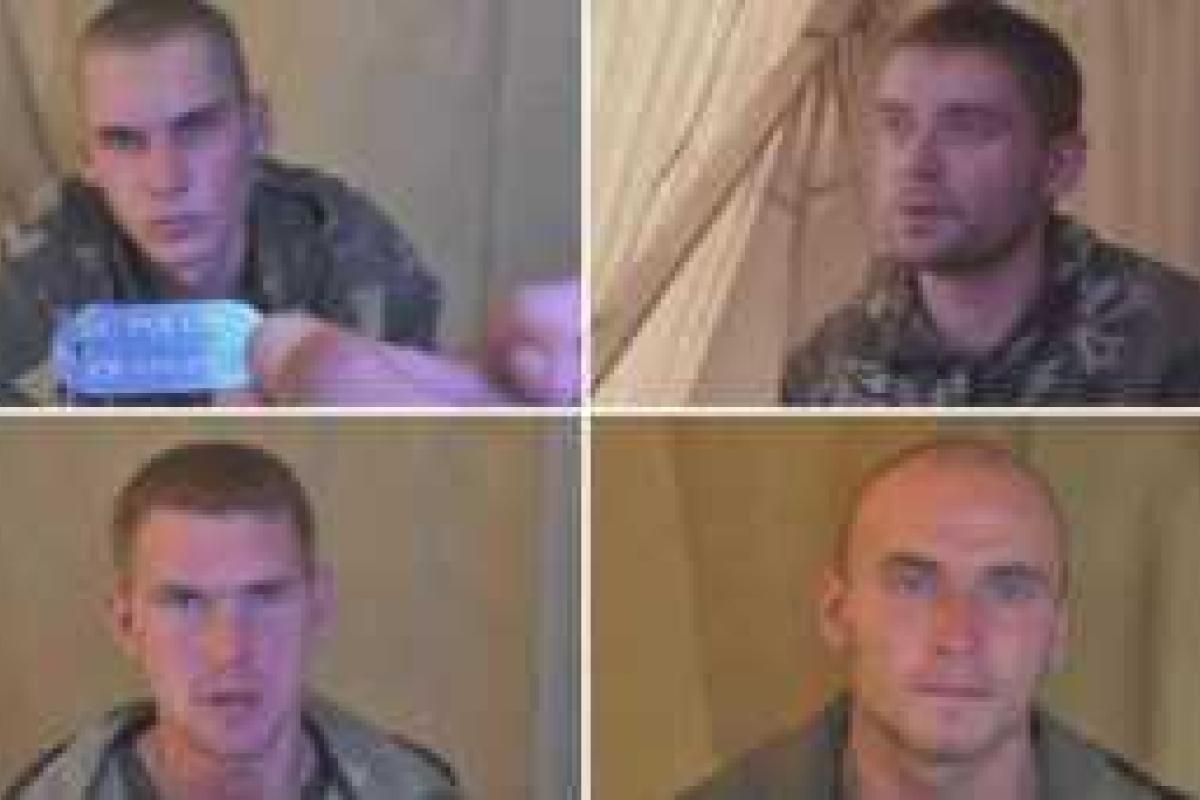 СНБО: Задержанные российские десантники обратились к матерям СНБО: Задержанные российские десантники обратились к матерям