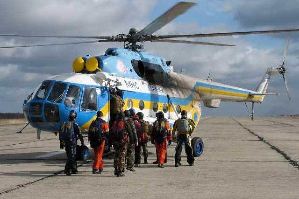 Тренировочные сборы провели в Одессе авиационные спасатели