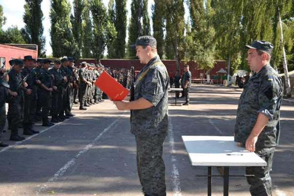 Продолжается подготовка бойцов Нацгвардии к отправке в зону АТО