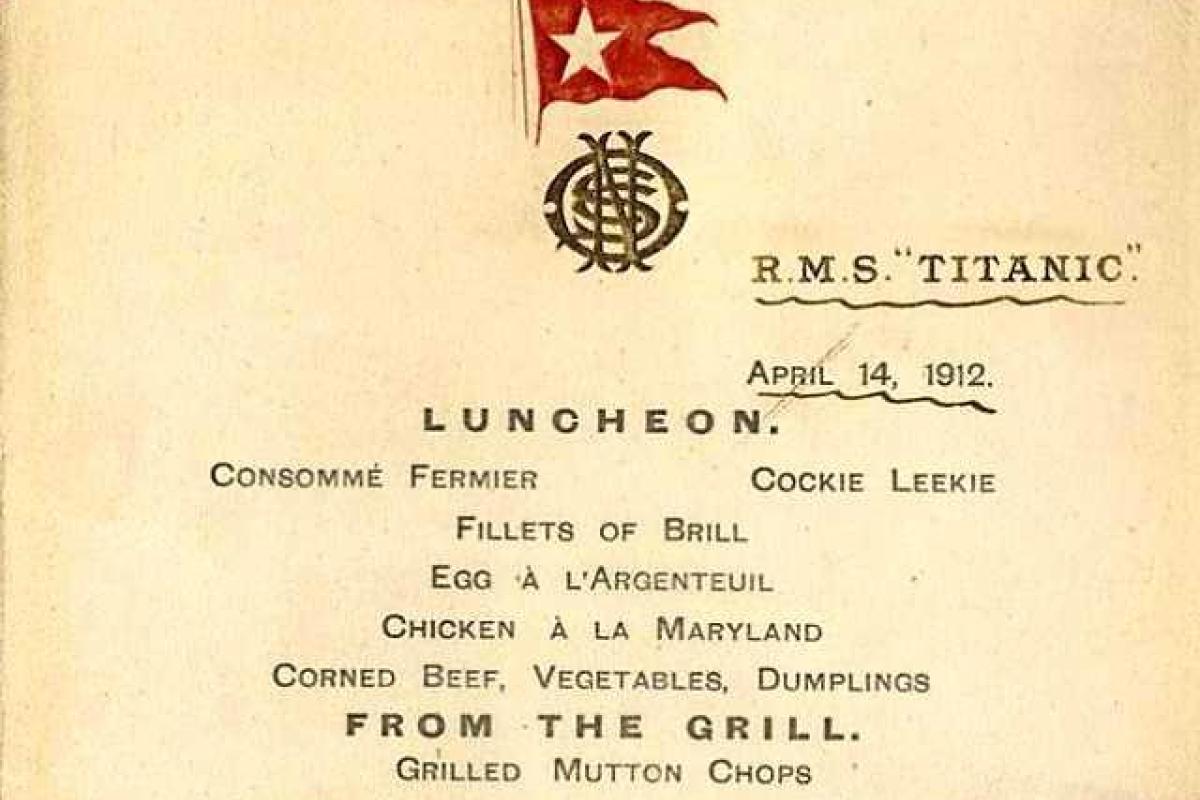 С молотка ушло более 250 предметов, связанных с крушением "Титаника" С молотка ушло более 250 предметов, связанных с крушением "Титаника"