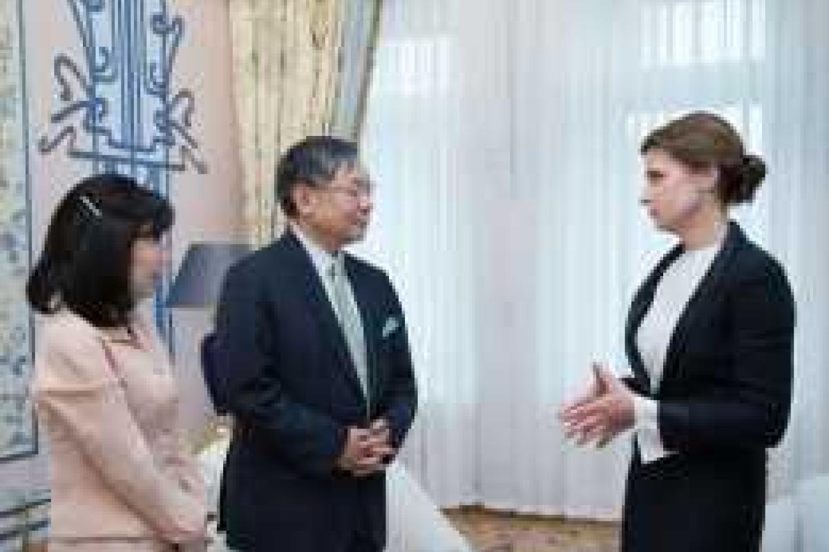 Марина Порошенко провела встречу с Полномочным послом Японии в Украине Марина Порошенко провела встречу с Полномочным послом Японии в Украине