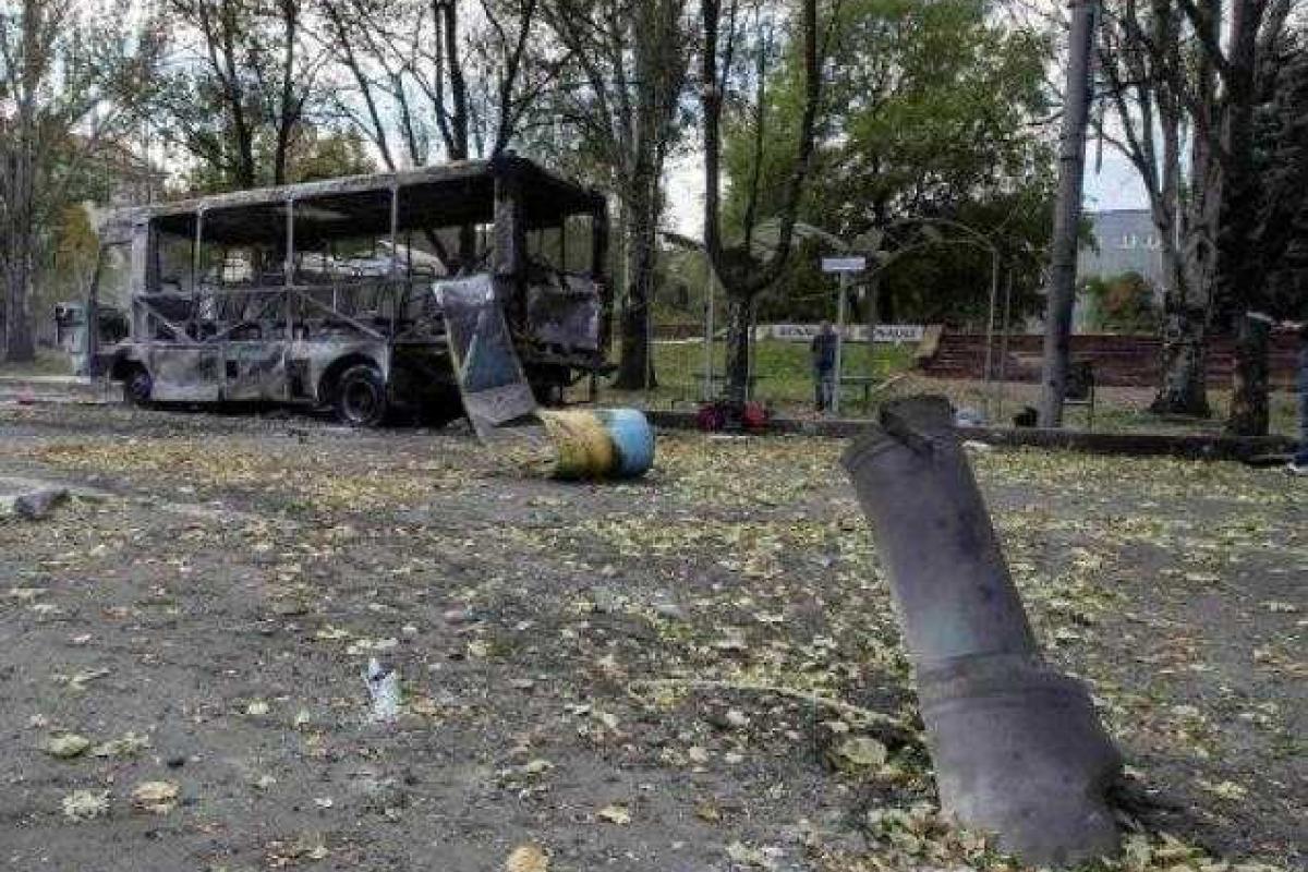 Обстрел Донецка возобновился Обстрел Донецка возобновился