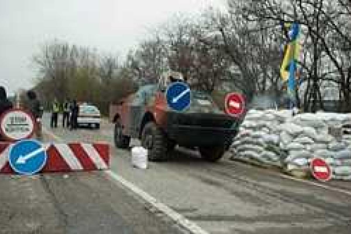 Трассу Донецк-Горловка закрыли для движения автобусов