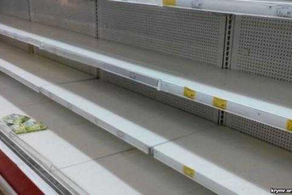 Алкогольная и молочная продукция стала дефицитом в Крыму Алкогольная и молочная продукция стала дефицитом в Крыму