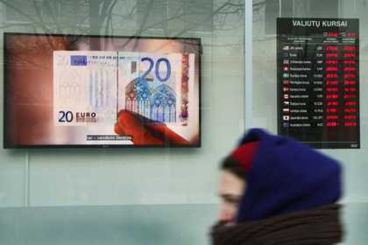 Литва официально перешла на евро