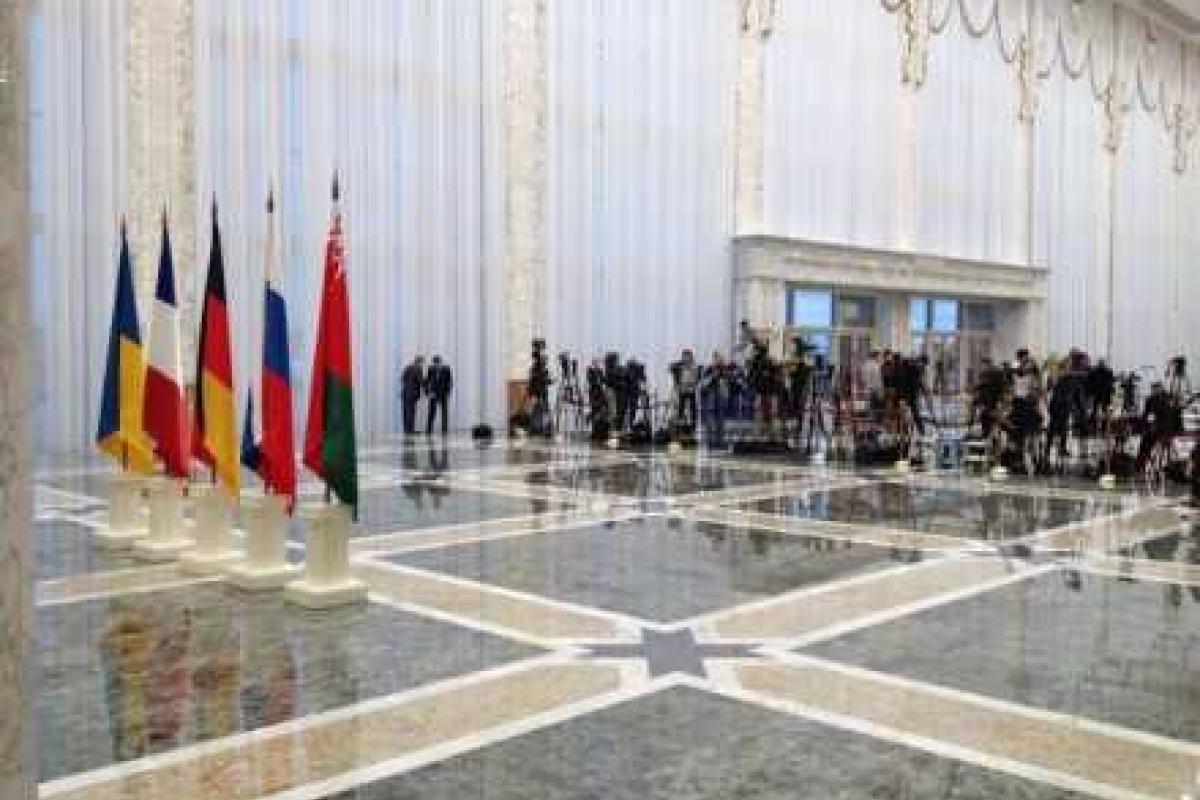 Президент Украины прибыл во Дворец Независимости в Минске Президент Украины прибыл во Дворец Независимости в Минске