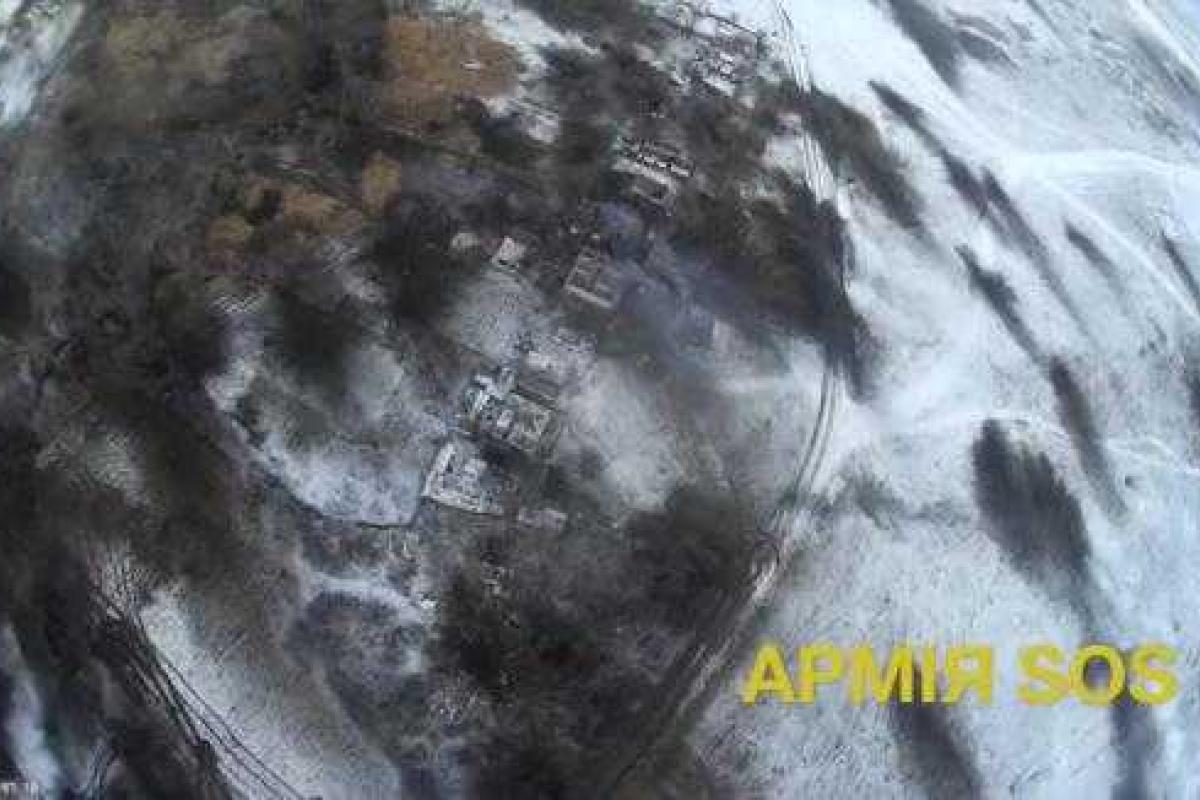 Дебальцево: видео с высоты птичьего полета