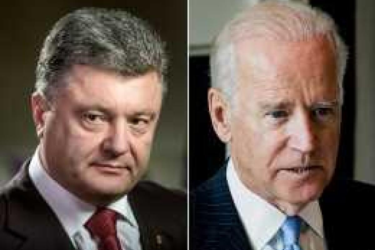Порошенко провел телефонный разговор с Вице-президентом США Порошенко провел телефонный разговор с Вице-президентом США