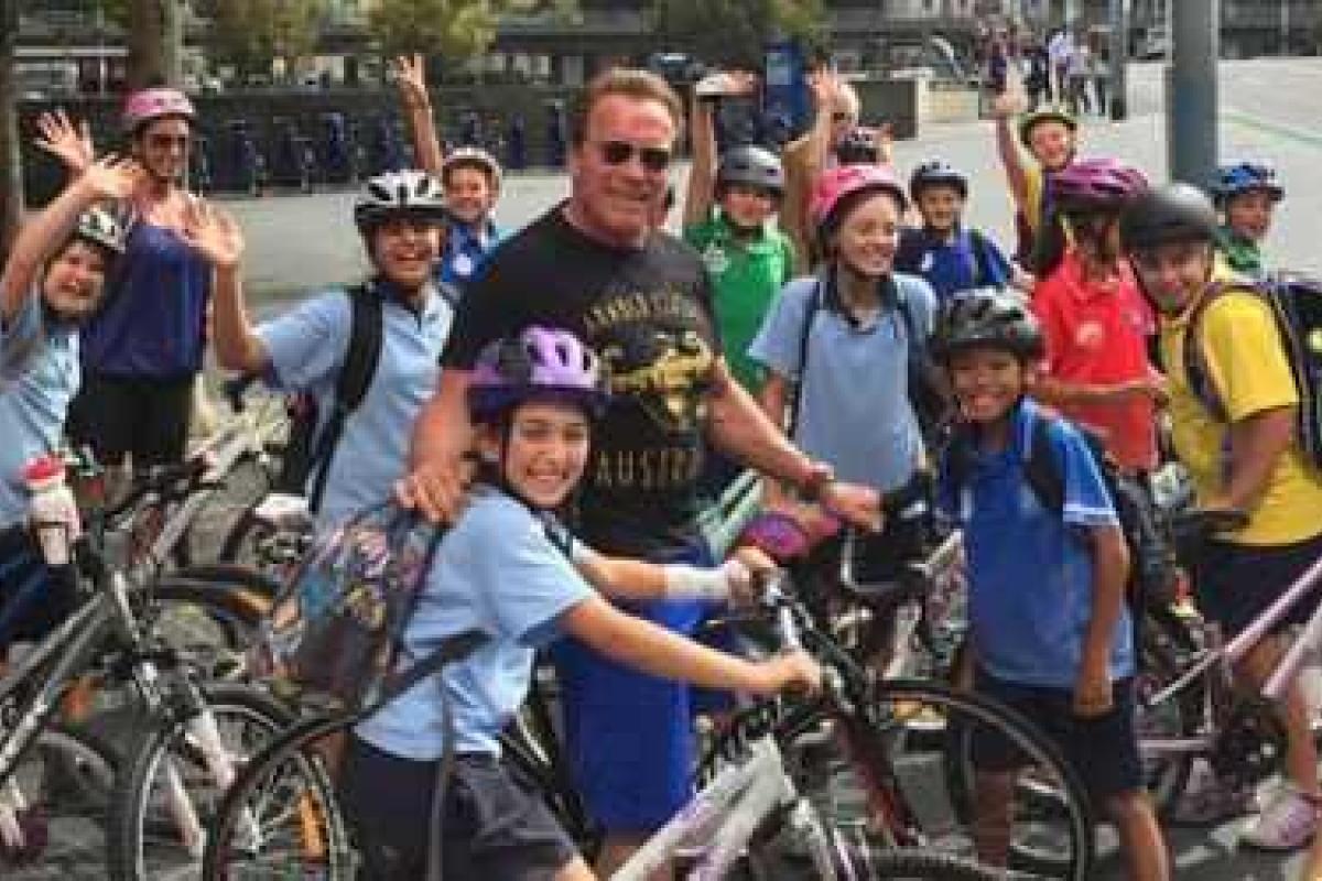 Полицейские не стали штрафовать Шварценеггера за нарушение ПДД Полицейские не стали штрафовать Шварценеггера за нарушение ПДД