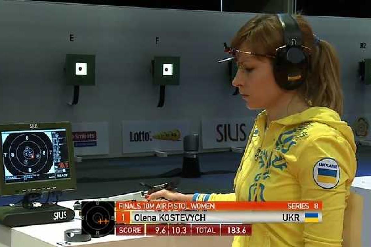 Украинская спортсменка завоевала "золото" на чемпионате Европы по пулевой стрельбе Украинская спортсменка завоевала "золото" на чемпионате Европы по пулевой стрельбе