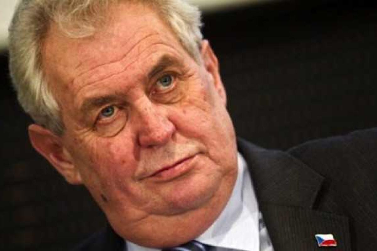 Милош Земан: санкции против России возможно полностью ликвидировать Милош Земан: санкции против России возможно полностью ликвидировать