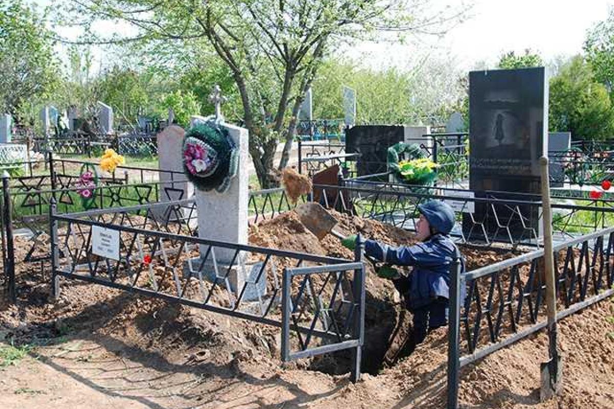 На Николаевском кладбище покоились боеприпасы времен ВОВ 