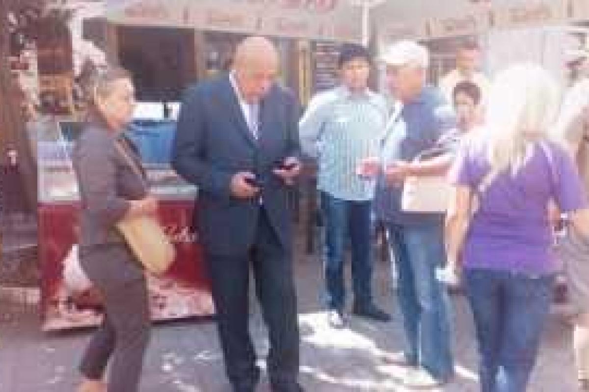 В первый день работы Москаль "с головой окунулся" в проблемы местных жителей Ужгорода В первый день работы Москаль "с головой окунулся" в проблемы местных жителей Ужгорода