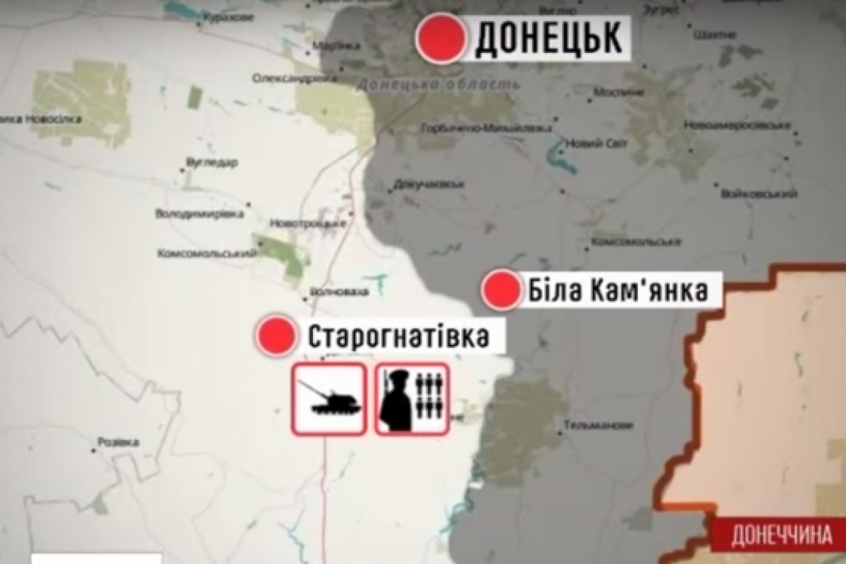Краткая хронология боя под Старогнатовкой - журналисты