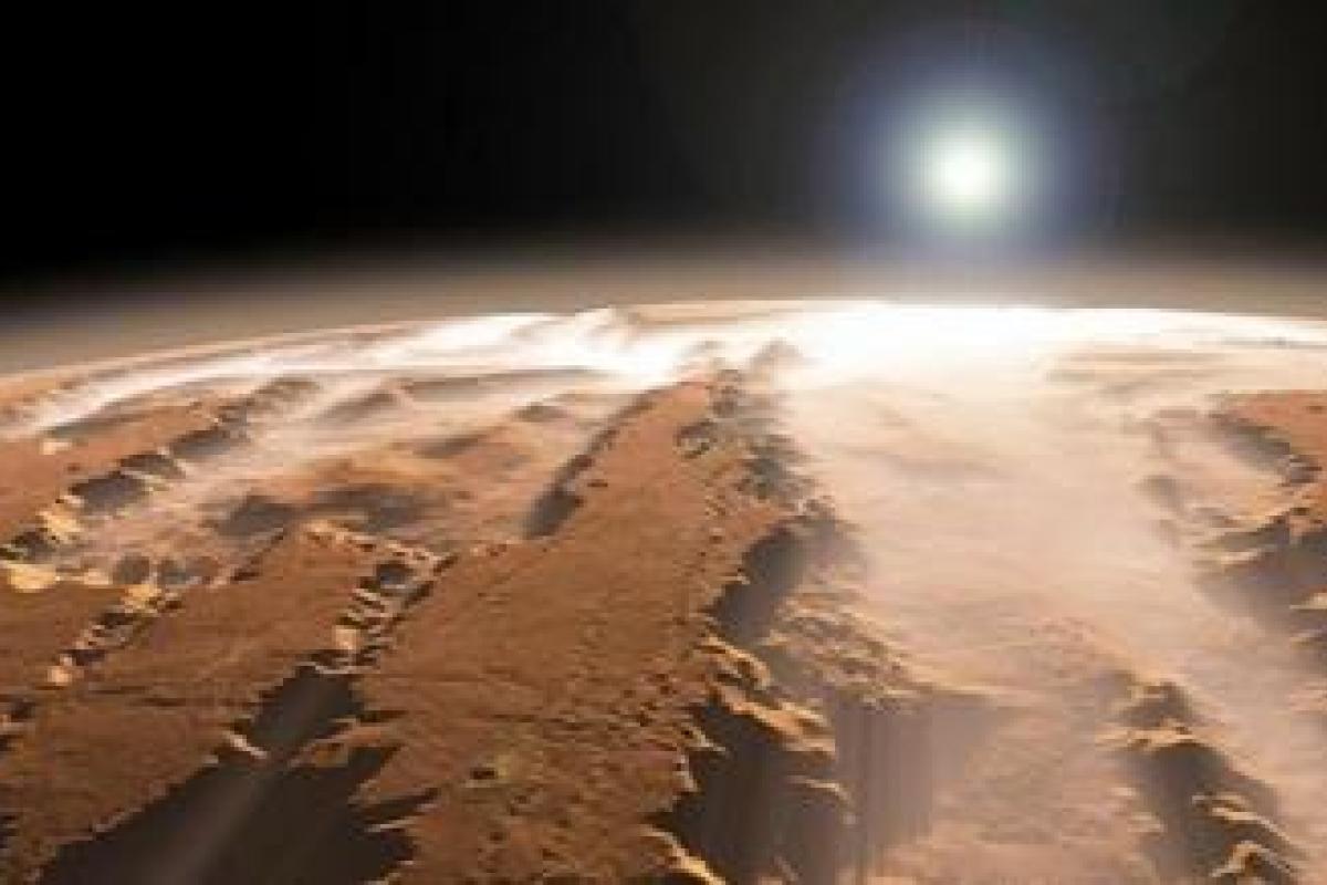 Ученые сделали сенсационное заявление: на Марсе выпал снег Ученые сделали сенсационное заявление: на Марсе выпал снег