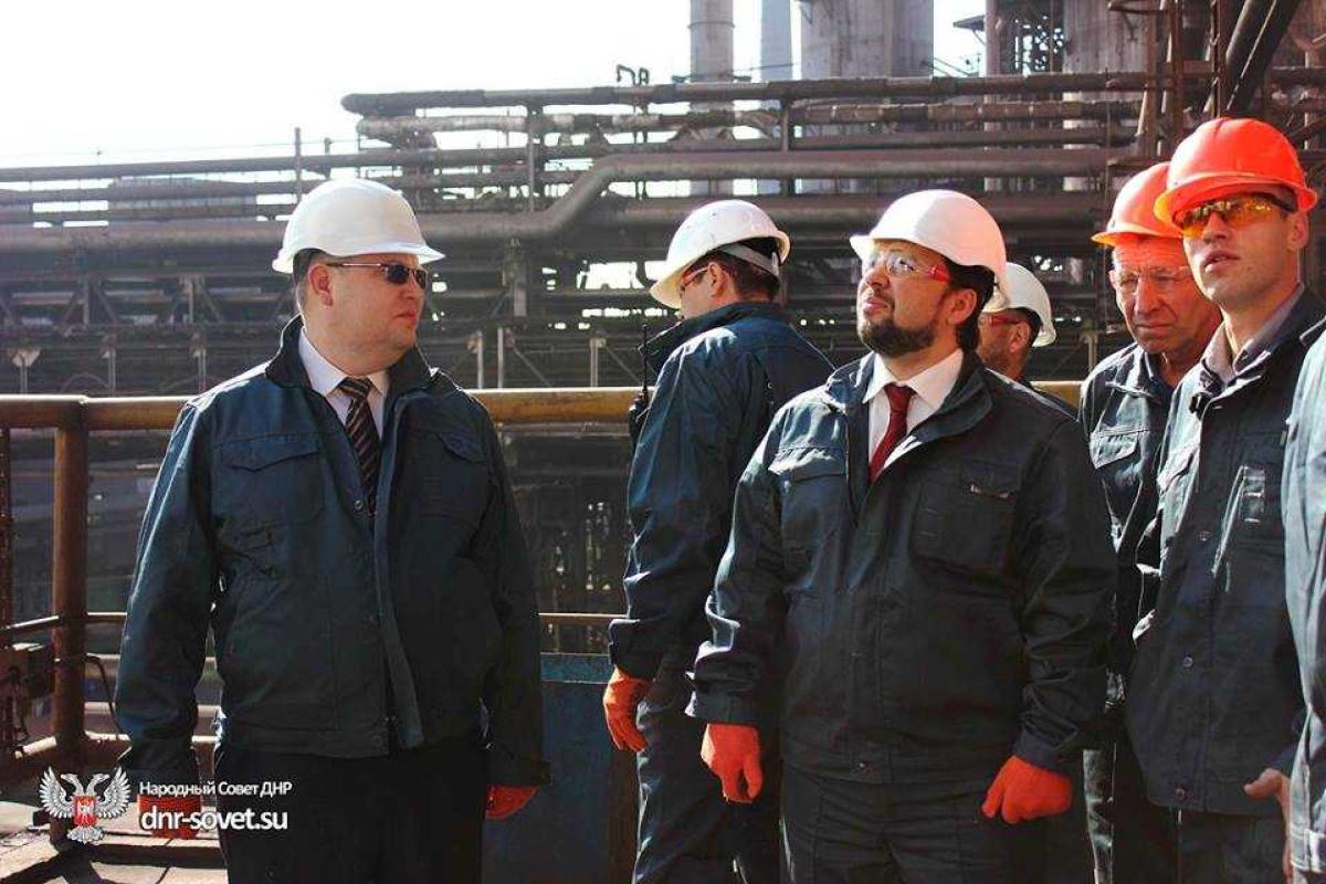 Пушилин проинспектировал завод Ахметова - остался доволен