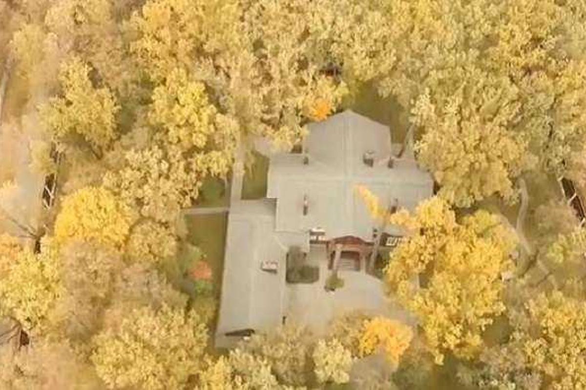 Активисты с помощью дрона засняли "небольшую" усадьбу харьковского оппозиционера Добкина 