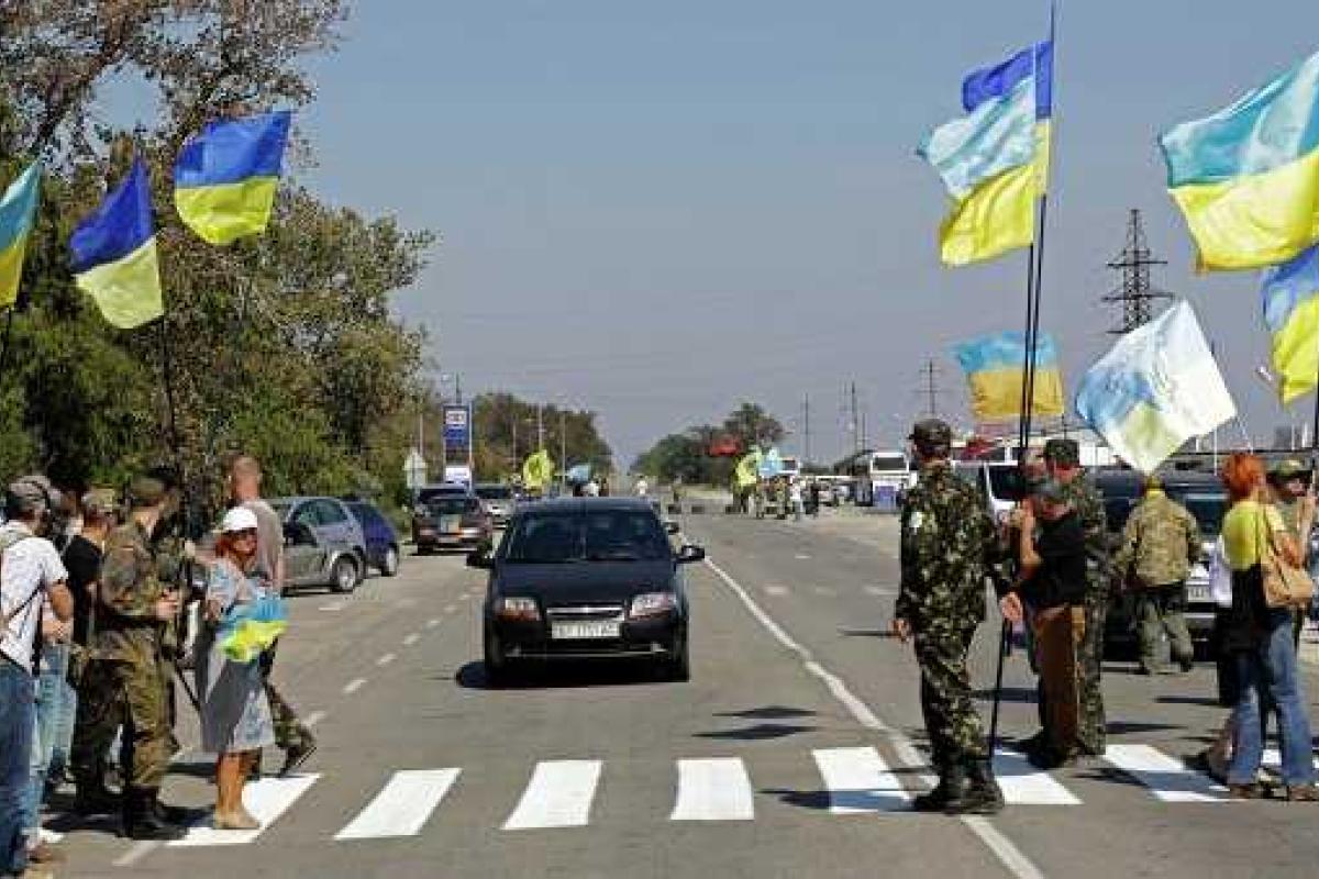 На границе с Крымом на блокпостах планируют установить системы видеонаблюдения