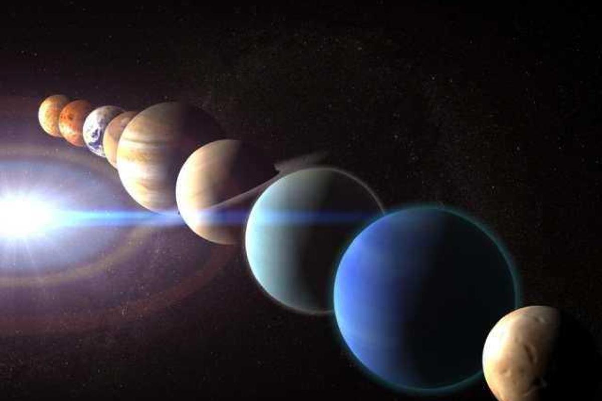 С 8 октября жители Земли смогут наблюдать малый парад планет 