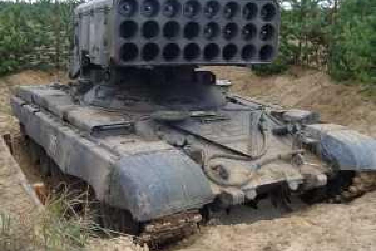 Представители миссии ОБСЕ требуют от России объяснений о наличии у боевиков "ЛНР" огнемета "Буратино" Представители миссии ОБСЕ требуют от России объяснений о наличии у боевиков "ЛНР" огнемета "Буратино"