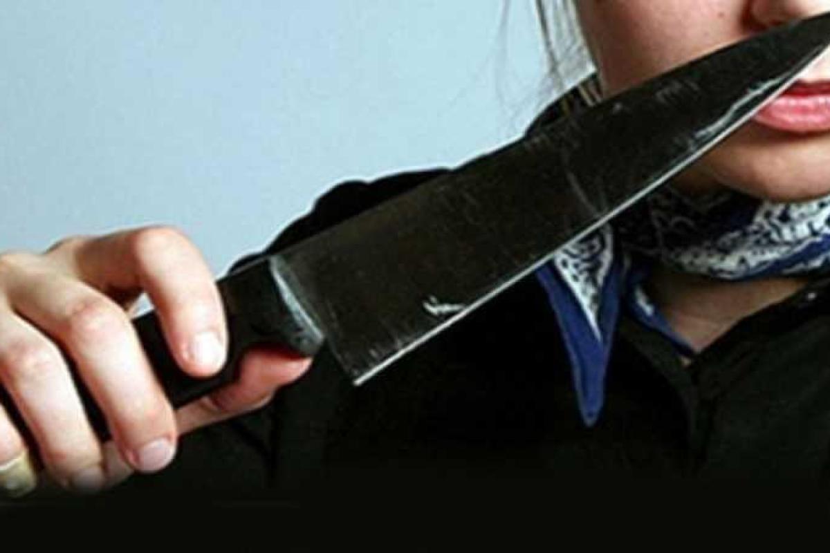 Юная харьковчанка в разгар ссоры набросилась с ножом на своего сожителя Юная харьковчанка в разгар ссоры набросилась с ножом на своего сожителя